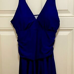 New dark blue swim dress size XL from Lane Bryant